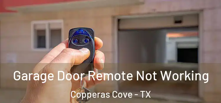  Garage Door Remote Not Working Copperas Cove - TX