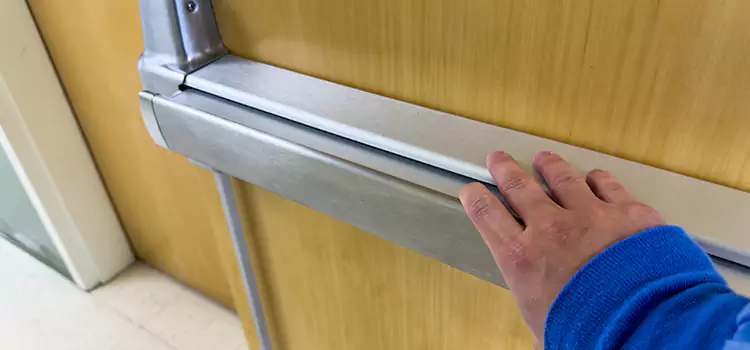 Installing a Push Bar on a Door Copperas Cove